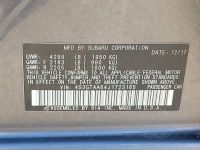 2018 Subaru Impreza Base