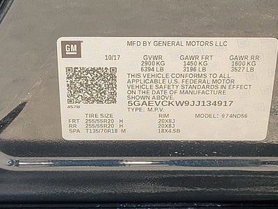 2018 Buick Enclave Avenir