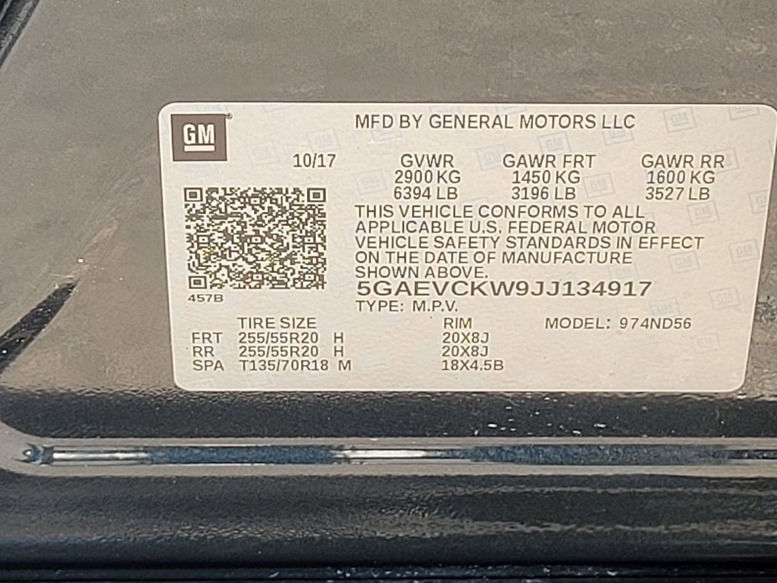 2018 Buick Enclave Avenir