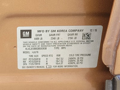 2016 Buick Encore Base