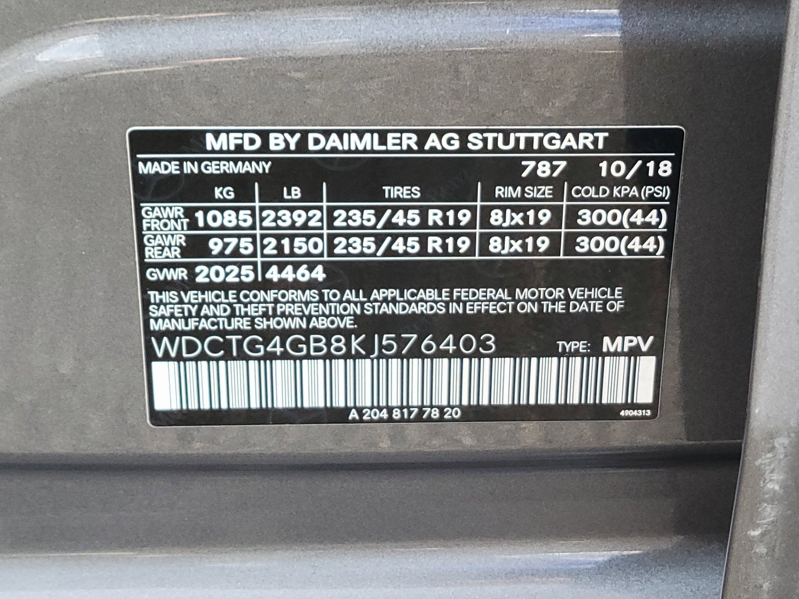 2019 Mercedes-Benz GLA GLA 250