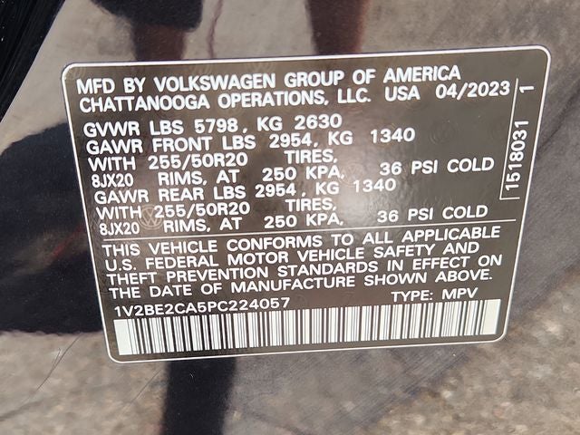 2023 Volkswagen Atlas Cross Sport 3.6L V6 SEL