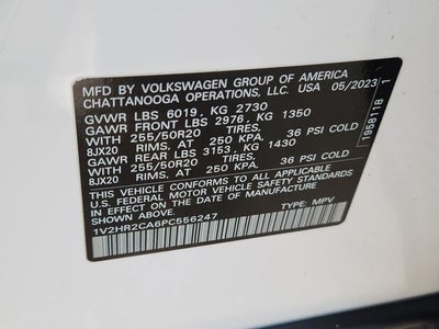 2023 Volkswagen Atlas 3.6L V6 SE w/Technology