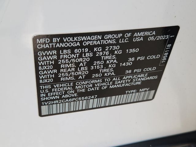 2023 Volkswagen Atlas 3.6L V6 SE w/Technology