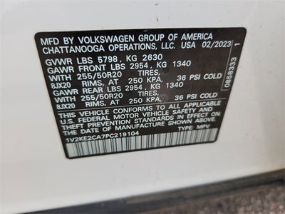 2023 Volkswagen Atlas Cross Sport 3.6L V6 SE w/Technology