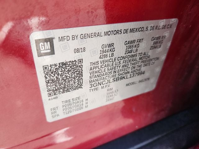 2019 Chevrolet Trax LT