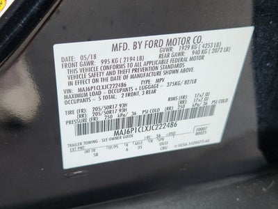 2018 Ford EcoSport SES