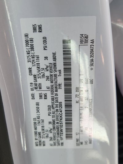 2019 Ford F-150 LARIAT