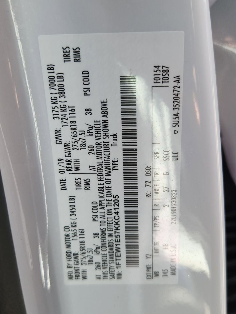 2019 Ford F-150 LARIAT