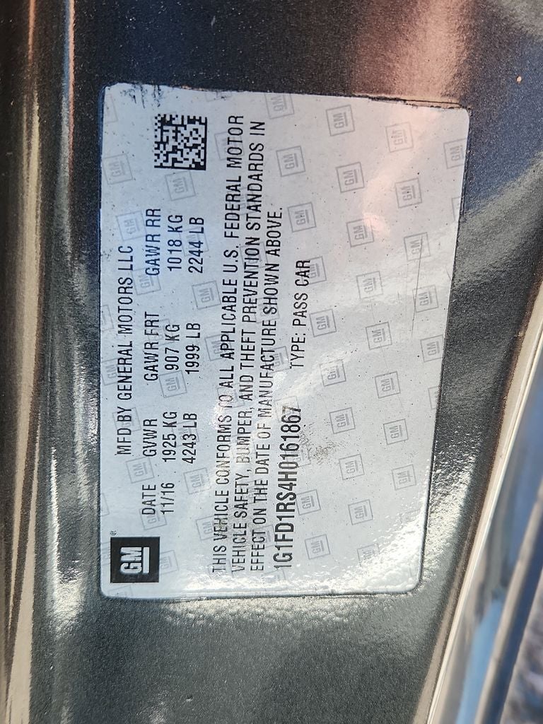 2017 Chevrolet Camaro 2LT