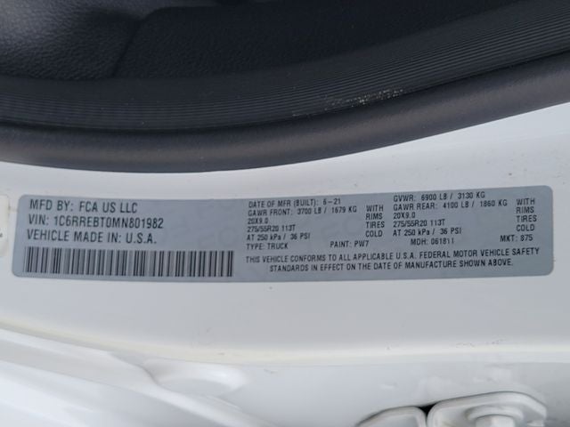 2021 RAM 1500 Big Horn/Lone Star