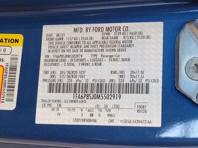 2021 Ford Mustang Shelby GT500