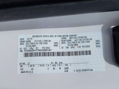 2019 Ford F-550SD XL DRW