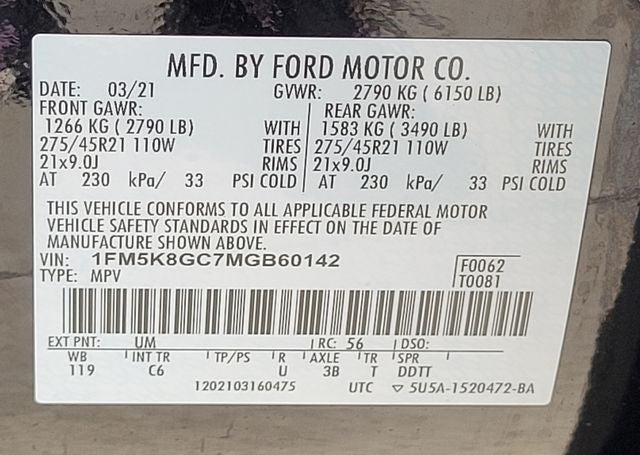 2021 Ford Explorer ST