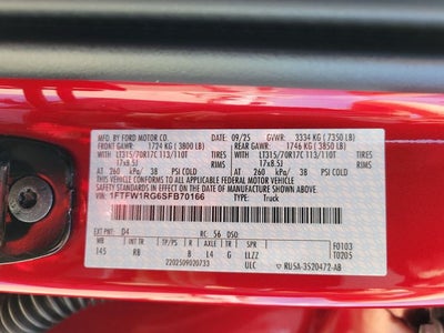 2025 Ford F-150 Raptor