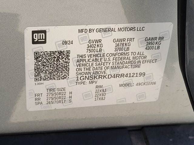 2024 Chevrolet Tahoe RST