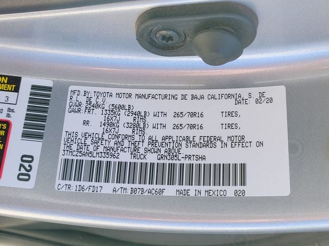 2020 Toyota Tacoma V6