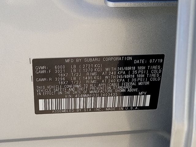 2020 Subaru Ascent Premium