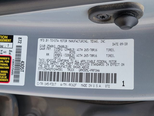 2021 Toyota Tacoma TRD Off-Road V6