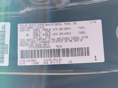 2023 Toyota Tundra Hybrid TRD Pro