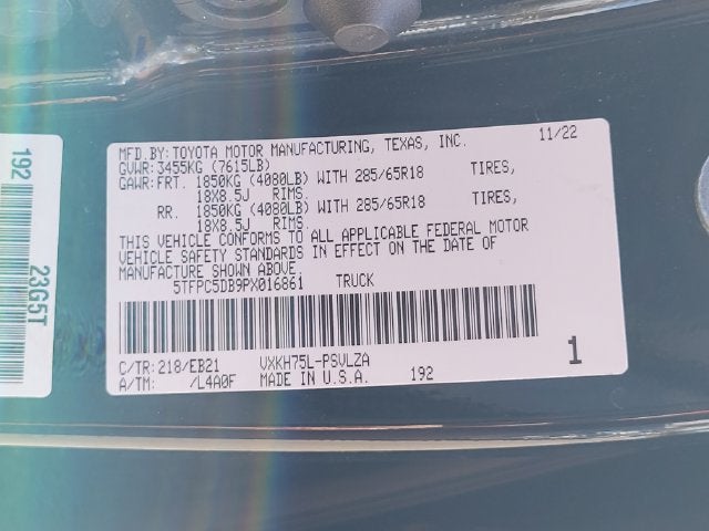 2023 Toyota Tundra Hybrid TRD Pro