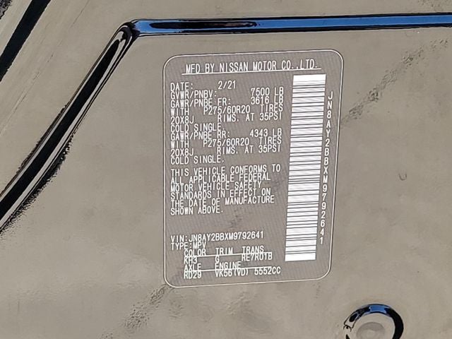 2021 Nissan Armada SL