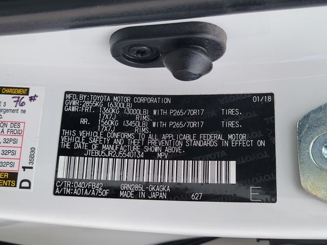 2018 Toyota 4Runner SR5