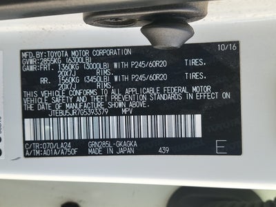 2016 Toyota 4Runner Limited