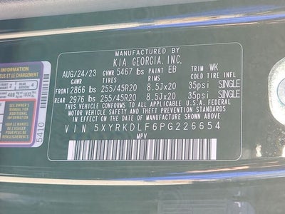 2023 Kia Sorento X-Line SX Prestige