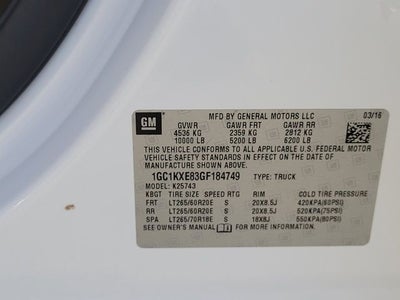 2016 Chevrolet Silverado 2500HD High Country