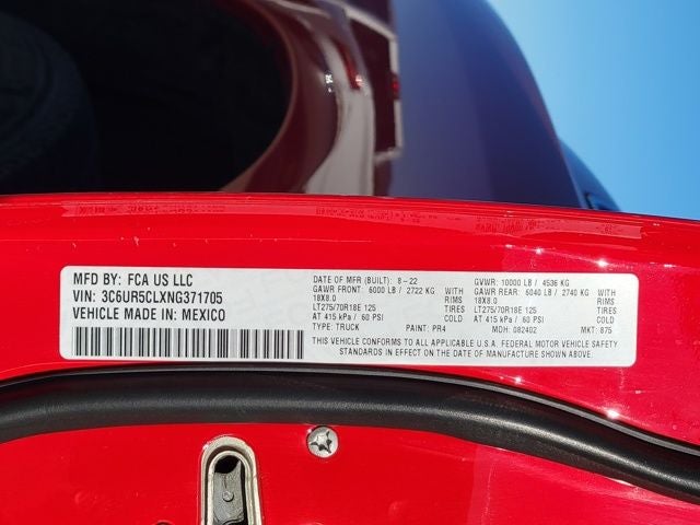 2022 RAM 2500 Tradesman