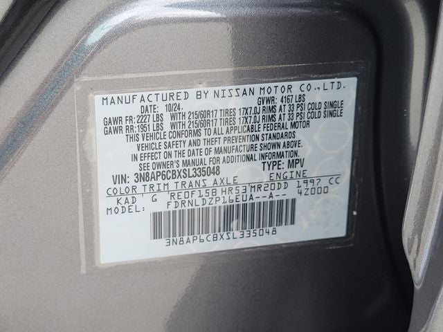 2025 Nissan Kicks SV