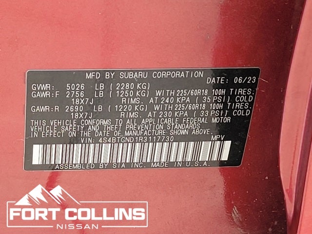 2024 Subaru Outback Limited XT