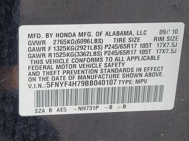 2011 Honda Pilot EX-L