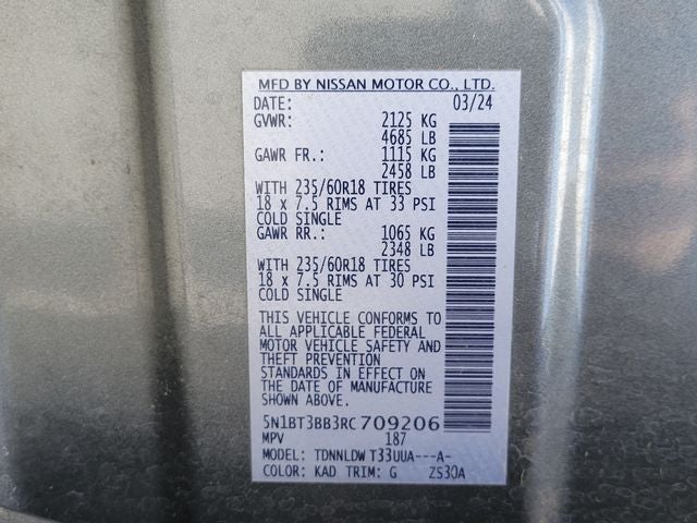 2024 Nissan Rogue SV