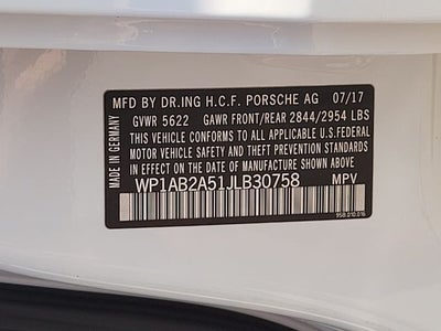 2018 Porsche Macan S